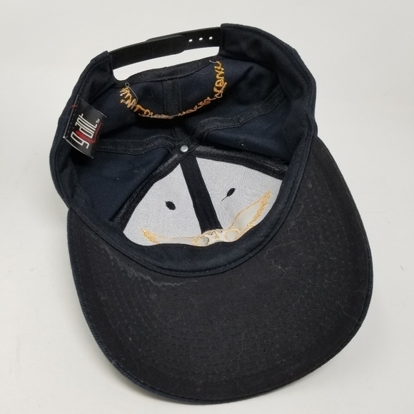 Aerosmith Giant Stitched Logo Nine Lives World Tour Snapback Hat Embroidered - Picture 9 of 10